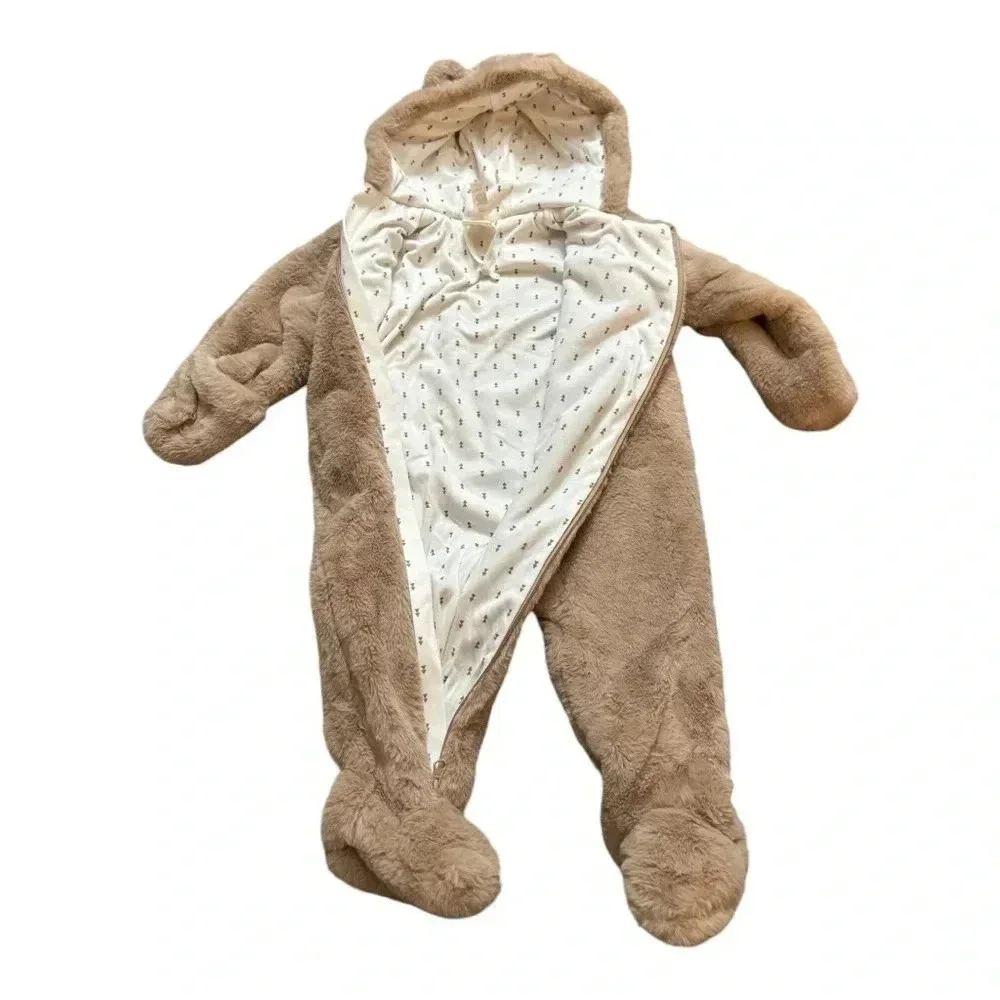 Baby Sherpa Hooded One Piece